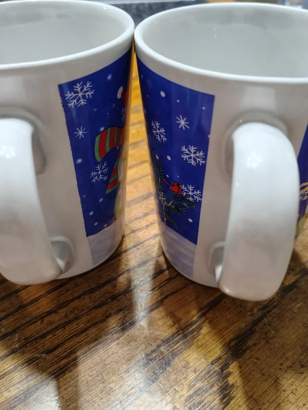 Two Christmas Themed Mugs 